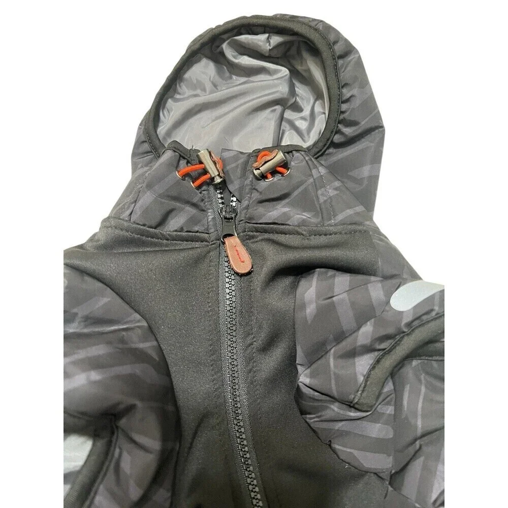 NEW Reddy Dog Reflective Puffer Jacket Insulated Water-Resistant Black Gray XXL